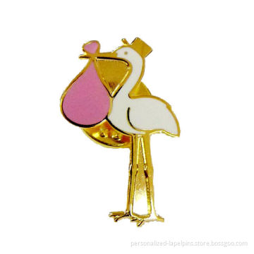 Enamel Zinc Alloy Cartoon Personalized Lapel Pins With Butterfly Clutch